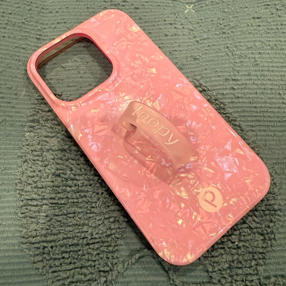 Loopy Case Rose Shell Phone Case with Grip